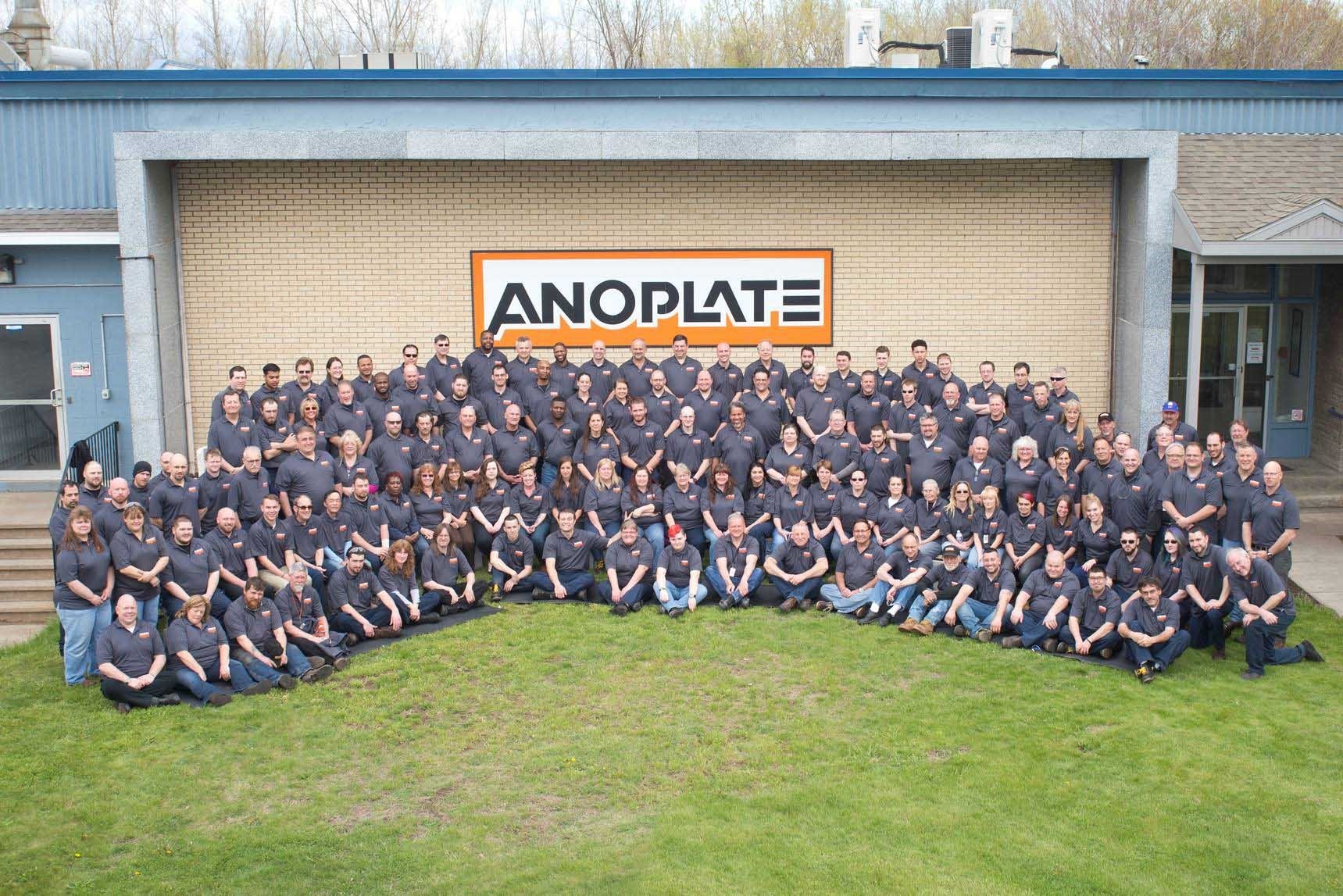 Anoplate team group photo