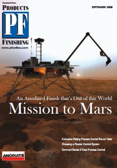 nasa suppliers for anodizing mars rover from anoplate