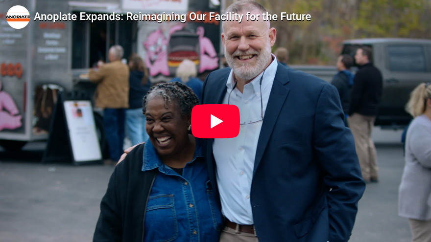 anoplate expands reimagining our facility for the future youtube video